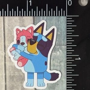 🌀10/$10🌀 Cute Bluey & Bingo Reusable Waterproof Vinyl Sticker Decal